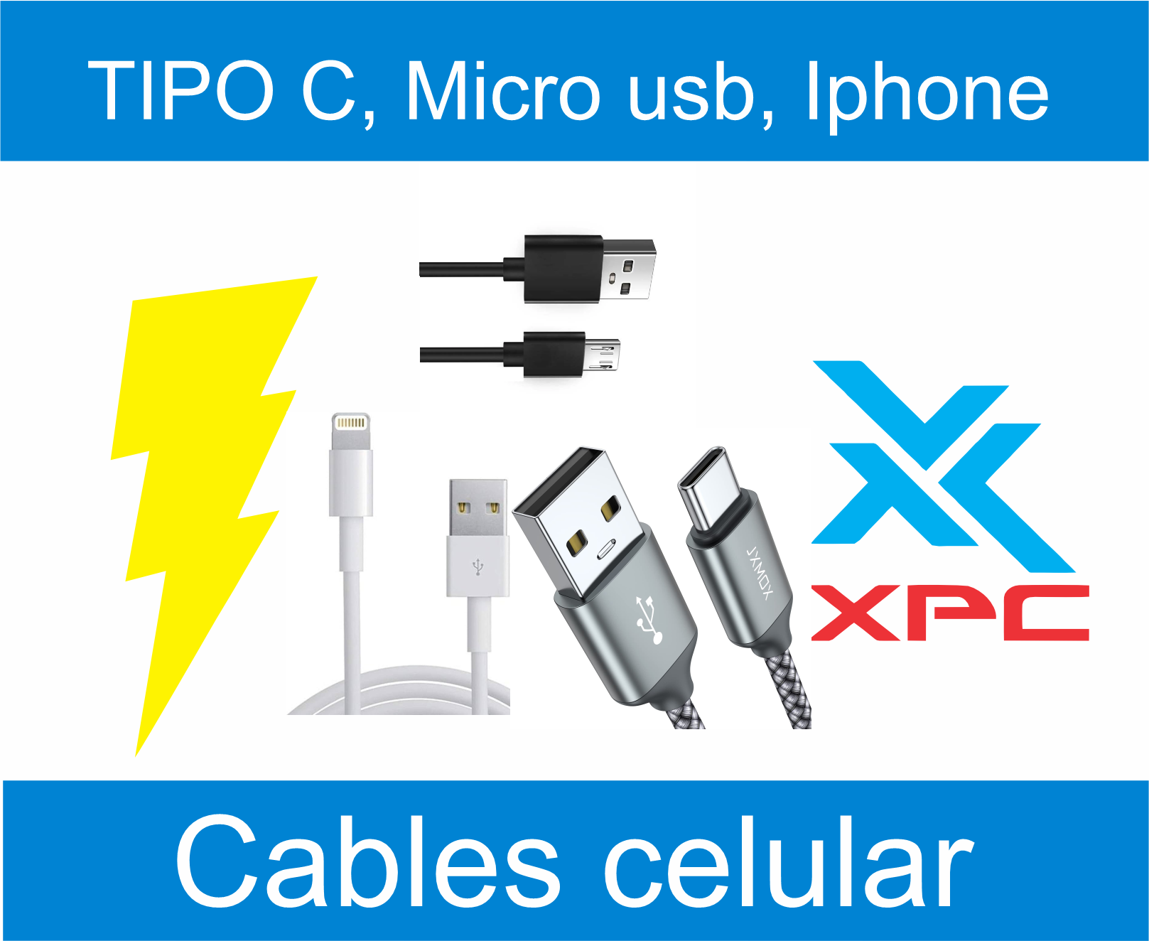 cables para celulares